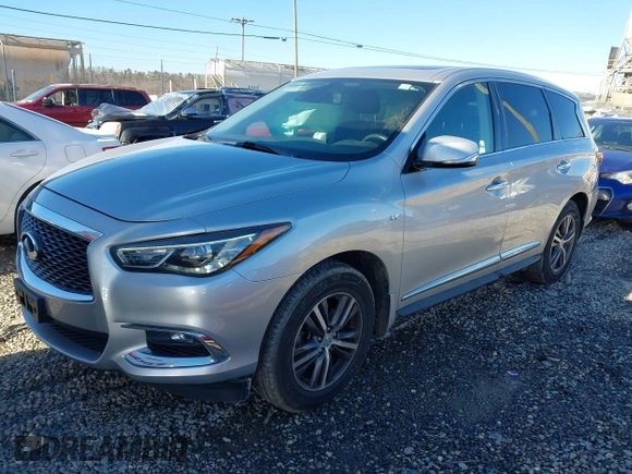 2019 Infiniti QX60 LUXE with VIN 5N1DL0MN3KC555343, listed as a IAAI auction lot 41331200 with 103,085 mi miles. Bid and sale history available at carsss.com. Image 17.