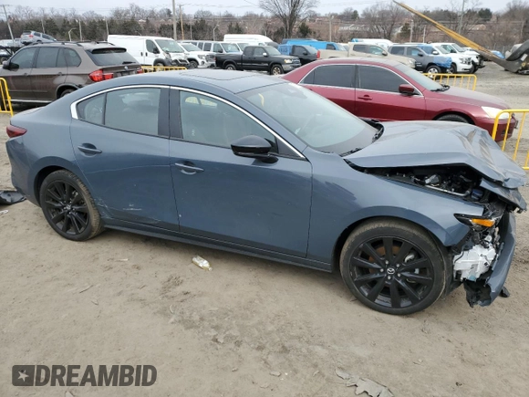 2024 Mazda 3 S Carbon Edition with VIN 3MZBPBCM1RM404236, listed as a Copart auction lot 45731885 with Not provided miles and Salvage title. Bid and sale history available at DreamBid. Image 4.