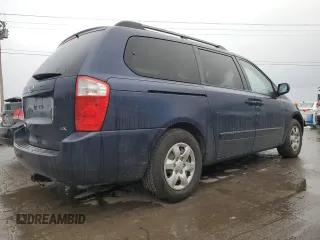 2008 Kia Sedona LX with VIN KNDMB233086238730, listed as a Copart auction lot 79011384 with 141,965 mi miles and Clean Title. Bid and sale history available at carsss.com. Image 3.