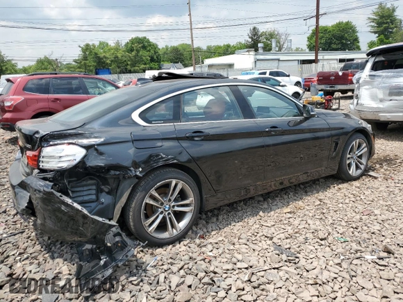 2017 BMW 4 Series 430i xDrive with VIN WBA4F9C56HG792005, listed as a Copart auction lot 59669735 with Not provided miles and Salvage title. Bid and sale history available at DreamBid. Image 3.