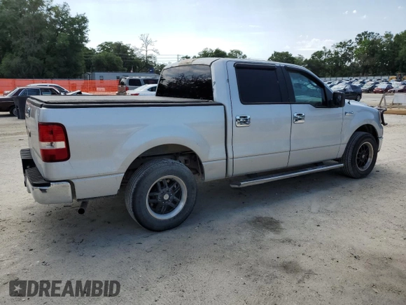 2006 Ford F-150 XLT with VIN 1FTRW12W06KD84579, listed as a Copart auction lot 55090155 with 296,917 mi miles and Salvage Title. Bid and sale history available at DreamBid. Image 3.