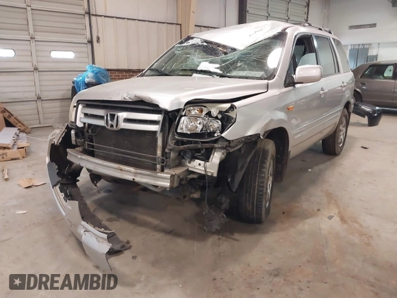 2006 Honda Pilot EX with VIN 2HKYF18416H534697, listed as a IAAI auction lot 41715642 with 224,093 mi miles and . Bid and sale history available at DreamBid. Image 2.