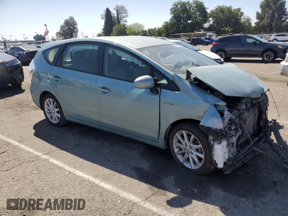 2013 Toyota Prius Two with VIN JTDZN3EU7D3276878, listed as a Copart auction lot 52577825 with Not Provided miles and Salvage Title. Bid and sale history available at DreamBid. Image 4.