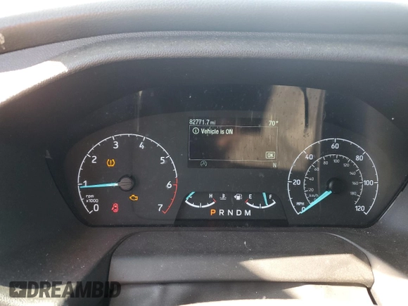 2020 Ford Transit with VIN 1FTBR3XG6LKB75297, listed as a Copart auction lot 74252794 with 82,771 mi miles and Salvage Title. Bid and sale history available at DreamBid. Image 9.