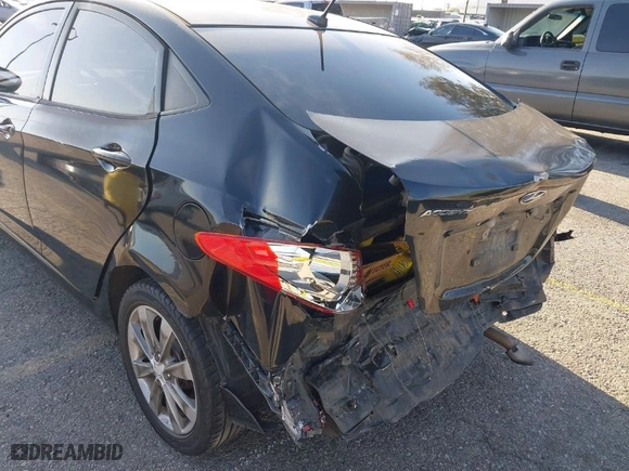 2013 Hyundai Accent GLS with VIN KMHCU4AE0DU278135, listed as a IAAI auction lot 41838204 with 154,457 mi miles. Bid and sale history available at carsss.com. Image 6.