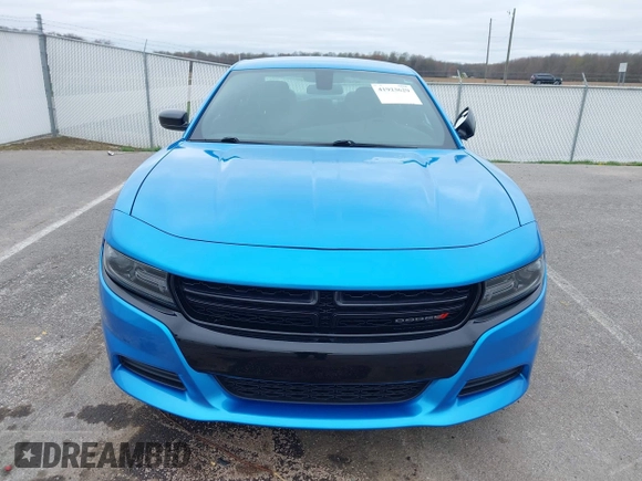 2019 Dodge Charger SXT with VIN 2C3CDXBG2KH588135, listed as a IAAI auction lot 41923629 with 42,985 mi miles. Bid and sale history available at carsss.com. Image 6.