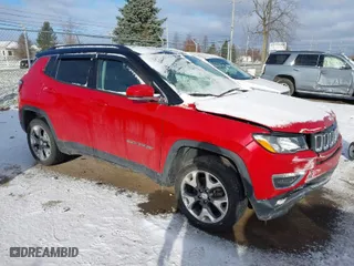 2020 Jeep Compass Limited with VIN 3C4NJDCB3LT228220, listed as a IAAI auction lot 41016593 with NaN miles. Bid and sale history available at carsss.com. Image 1.
