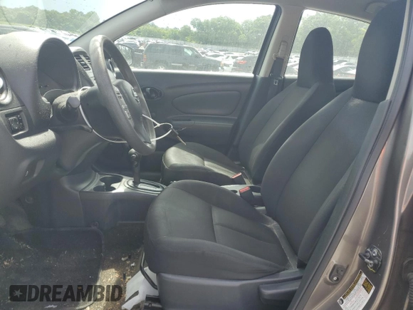 2016 Nissan Versa S Plus with VIN 3N1CN7AP3GL858114, listed as a Copart auction lot 58776255 with 92,180 mi miles and Salvage title. Bid and sale history available at DreamBid. Image 7.