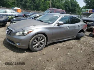 2011 Infiniti M with VIN JN1BY1AR4BM370404, listed as a Copart auction lot 62664825 with Not provided miles and Salvage title. Bid and sale history available at DreamBid. Image 1.