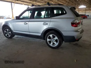 2008 BMW X3 3.0si with VIN WBXPC93458WJ18064, listed as a Copart auction lot 54932435 with 142,346 mi miles and Salvage Title. Bid and sale history available at DreamBid. Image 2.