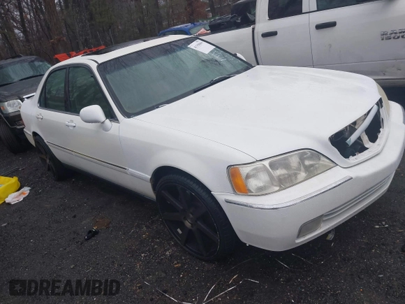 2000 Acura RL with VIN JH4KA9653YC000645, listed as a IAAI auction lot 41350069 with 1 mi miles. Bid and sale history available at carsss.com. Image 1.