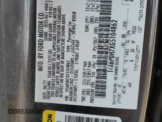 2016 Ford Fusion SE with VIN 1FA6P0H7XG5104862, listed as a Copart auction lot 60153225 with 124,759 mi miles and Clean title. Bid and sale history available at DreamBid. Image 13.