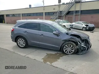 2017 Acura RDX Technology with VIN 5J8TB4H56HL031327, listed as a Copart auction lot 55876625 with 60,985 mi miles and Salvage title. Bid and sale history available at DreamBid. Image 14.