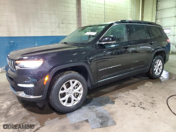 2021 Jeep Grand Cherokee L Limited with VIN 1C4RJKBG6M8163365, listed as a Copart auction lot 49690235 with NaN miles and Clean Title. Bid and sale history available at carsss.com. Image 1.