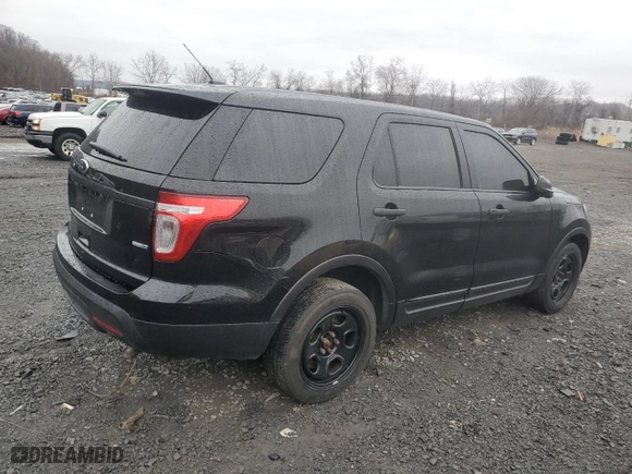 2014 Ford Utility Police Interceptor with VIN 1FM5K8ARXEGC13897, listed as a Copart auction lot 49944055 with NaN miles and Salvage Title. Bid and sale history available at carsss.com. Image 3.