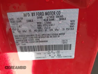 2009 Ford F-150 XL with VIN 1FTRF12WX9KB66606, listed as a IAAI auction lot 41723745 with 70,179 mi miles and . Bid and sale history available at DreamBid. Image 9.