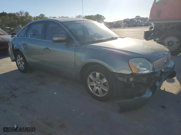 2005 Mercury Montego Luxury with VIN 1MEFM40135G600734, listed as a Copart auction lot 75420854 with 111,969 mi miles and Clean Title. Bid and sale history available at carsss.com. Image 4.