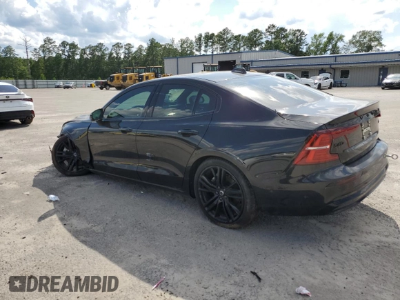 2024 Volvo S60 Plus Black Edition with VIN 7JRL12TH2RG315556, listed as a Copart auction lot 61550335 with 11,061 mi miles and Salvage title. Bid and sale history available at DreamBid. Image 2.