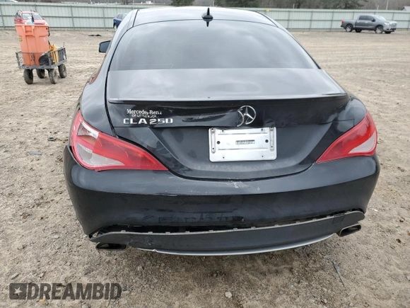 2016 Mercedes-Benz CLA with VIN WDDSJ4EB4GN288924, listed as a Copart auction lot 38746493 with 106,567 mi miles. Bid and sale history available at carsss.com. Image 6.