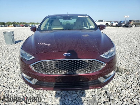 2017 Ford Fusion Titanium with VIN 3FA6P0K92HR212336, listed as a Copart auction lot 54758725 with 45,666 mi miles and Salvage title. Bid and sale history available at DreamBid. Image 5.