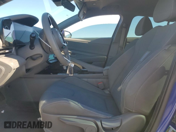 2023 Hyundai Elantra SEL with VIN KMHLS4AG3PU496730, listed as a Copart auction lot 45937035 with 40,453 mi miles and Salvage Title. Bid and sale history available at DreamBid. Image 7.