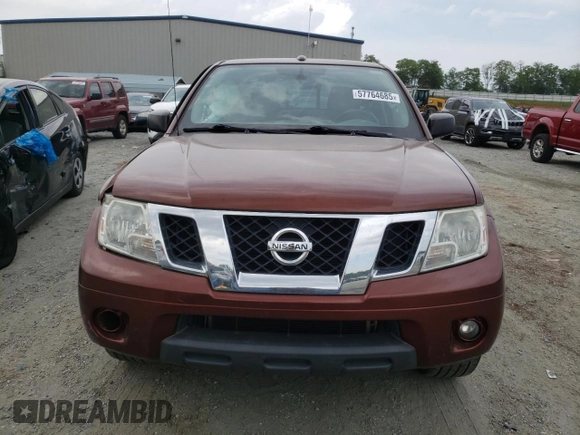 2017 Nissan Frontier SV with VIN 1N6DD0ER5HN700802, listed as a Copart auction lot 57764685 with 121,473 mi miles and Salvage title. Bid and sale history available at DreamBid. Image 5.
