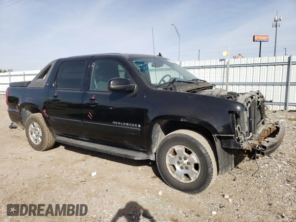 2007 Chevrolet Avalanche LT w/3LT with VIN 3GNFK12317G308292, listed as a Copart auction lot 73364124 with 145,407 mi miles and Salvage Title. Bid and sale history available at carsss.com. Image 4.