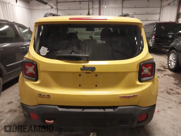 2017 Jeep Renegade Trailhawk с VIN ZACCJBCB5HPE55998, выставлен на аукционе IAAI как лот 41096925 с пробегом 99 103 миль миль и . История ставок и продаж доступна на DreamBid. Изображение 17.