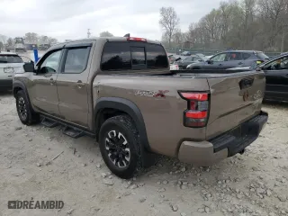 2022 Nissan Frontier PRO-X with VIN 1N6ED1EJ5NN644943, listed as a Copart auction lot 49343734 with 32,724 mi miles and Salvage Title. Bid and sale history available at carsss.com. Image 2.
