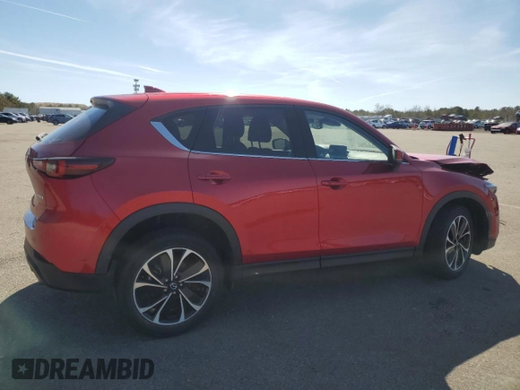 2022 Mazda CX-5 2.5 S Premium Package with VIN JM3KFBDM5N1569337, listed as a Copart auction lot 47437625 with 31,504 mi miles and Salvage Title. Bid and sale history available at carsss.com. Image 3.