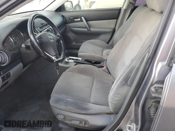 2007 Mazda 6 i Sport VE with VIN 1YVHP84C775M21769, listed as a Copart auction lot 74559704 with 191,361 mi miles and Salvage Title. Bid and sale history available at DreamBid. Image 7.