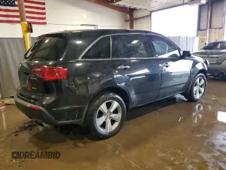 2012 Acura MDX Tech/Entertainment Pkg with VIN 2HNYD2H43CH503400, listed as a Copart auction lot 47186095 with 0 mi miles and Salvage Title. Bid and sale history available at carsss.com. Image 3.
