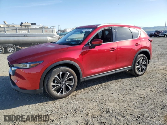 2023 Mazda CX-5 2.5 S Premium Package with VIN JM3KFBDM2P0196668, listed as a Copart auction lot 51646845 with 5,976 mi miles and Salvage Title. Bid and sale history available at carsss.com. Image 1.