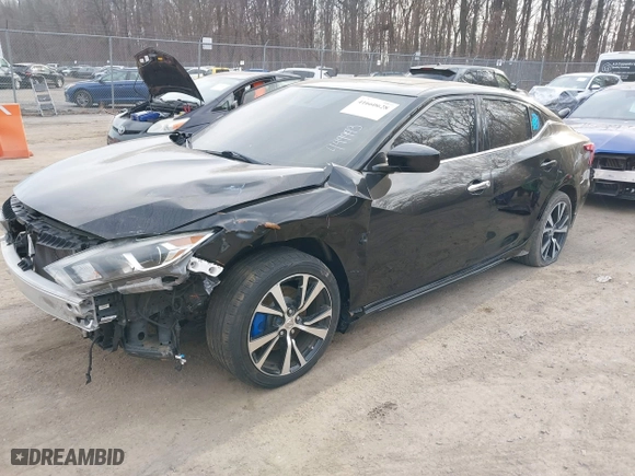 2017 Nissan Maxima SV with VIN 1N4AA6AP6HC449943, listed as a IAAI auction lot 41660628 with 85,905 mi miles. Bid and sale history available at carsss.com. Image 18.