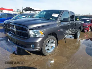 2018 Ram 1500 Tradesman with VIN 1C6RR7FT2JS208952, listed as a IAAI auction lot 41571537 with 116,709 mi miles and . Bid and sale history available at DreamBid. Image 2.