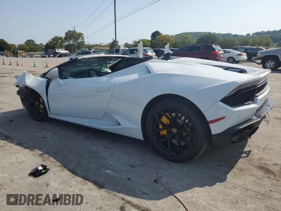 2019 Lamborghini Huracan z VIN ZHWUR2ZF3KLA12441, wystawiony jako Copart lot #69212564 z przebiegiem 25 180 mil mil oraz Szkody całkowita. Historia ofert i sprzedaży dostępna na DreamBid. Obrazek 2.