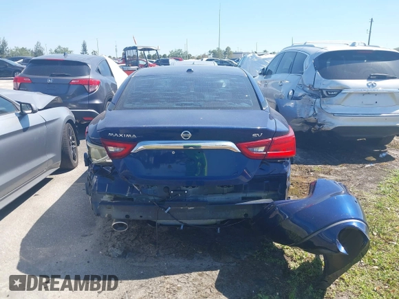 2017 Nissan Maxima SV with VIN 1N4AA6AP9HC414880, listed as a IAAI auction lot 41311227 with 54,570 mi miles and . Bid and sale history available at DreamBid. Image 16.