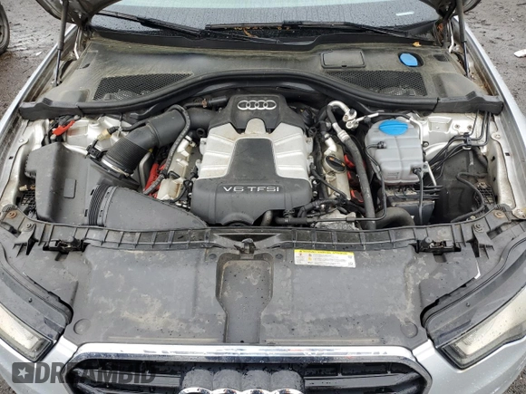 2012 Audi A6 Premium Plus z VIN WAUGGAFC8CN073509, wystawiony jako Copart lot #57654295 z przebiegiem 133 424 mil mil oraz Szkoda całkowita • Salvage title. Historia ofert i sprzedaży dostępna na DreamBid. Obrazek 11.