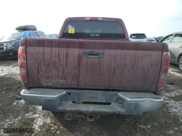 2007 Chevrolet Colorado LT w/1LT with VIN 1GCDT13E778206675, listed as a Copart auction lot 46247705 with 152,207 mi miles and Salvage Title. Bid and sale history available at carsss.com. Image 6.