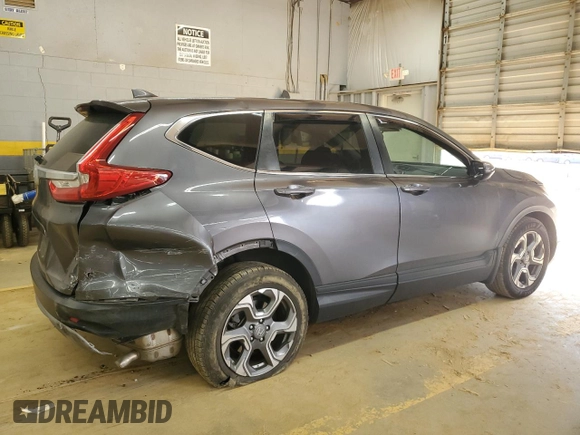 2019 Honda CR-V EX with VIN 5J6RW1H51KA007042, listed as a Copart auction lot 49327535 with 104,418 mi miles and Salvage Title. Bid and sale history available at carsss.com. Image 3.