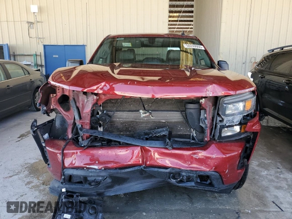 2020 Chevrolet Silverado 1500 Custom with VIN 3GCPWBEF2LG152545, listed as a Copart auction lot 50249955 with 96,417 mi miles and Salvage Title. Bid and sale history available at carsss.com. Image 5.