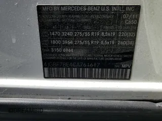 2012 Mercedes-Benz GL 450 z VIN 4JGBF7BE4CA761617, wystawiony jako Copart lot #48529805 z przebiegiem 194 676 mil mil oraz Szkoda całkowita • Salvage title. Historia ofert i sprzedaży dostępna na DreamBid. Obrazek 15.