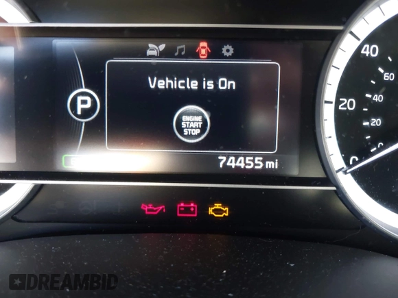 2018 Kia Niro LX with VIN KNDCB3LC2J5158021, listed as a IAAI auction lot 41435901 with 74,455 mi miles. Bid and sale history available at carsss.com. Image 15.