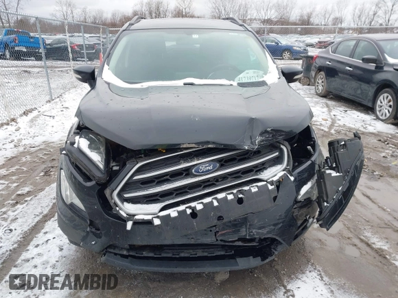 2019 Ford EcoSport SE with VIN MAJ3S2GE7KC278647, listed as a IAAI auction lot 41739717 with 108,935 mi miles and . Bid and sale history available at DreamBid. Image 12.