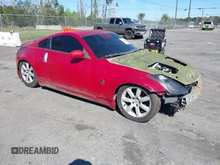 2005 Nissan 350Z Touring with VIN JN1AZ34D35M610759, listed as a IAAI auction lot 41757344 with 159,693 mi miles. Bid and sale history available at carsss.com. Image 1.