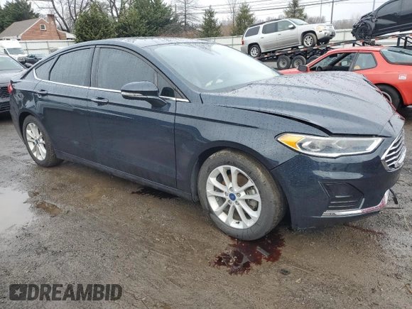 2020 Ford Fusion Hybrid SEL with VIN 3FA6P0MU0LR161753, listed as a Copart auction lot 84419834 with 79,764 mi miles and Salvage Title. Bid and sale history available at carsss.com. Image 4.