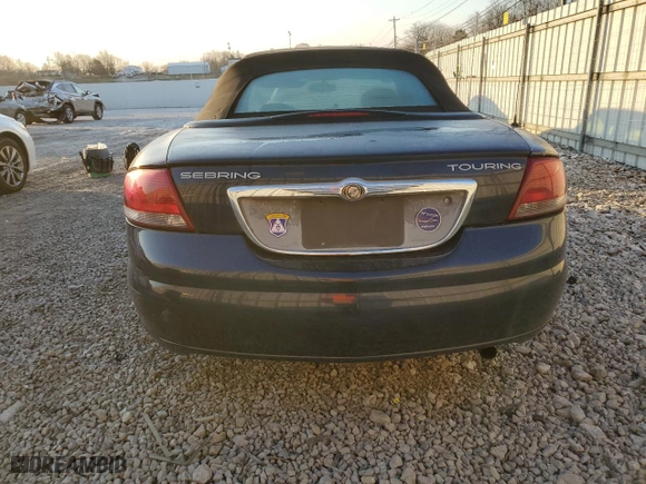 2004 Chrysler Sebring LXi with VIN 1C3EL55R84N244638, listed as a Copart auction lot 48477315 with 141,394 mi miles and Salvage Title. Bid and sale history available at carsss.com. Image 6.