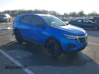 2024 Chevrolet Equinox LS z VIN 3GNAXSEG6RL178178, wystawiony jako IAAI lot #41426511 z przebiegiem 7 302 mil mil oraz . Historia ofert i sprzedaży dostępna na DreamBid. Obrazek 1.