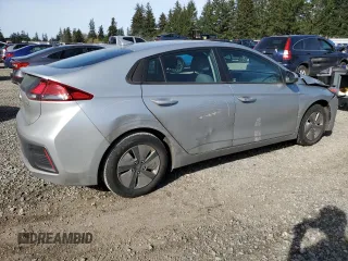 2022 Hyundai Ioniq Blue with VIN KMHC65LC5NU268231, listed as a Copart auction lot 51711085 with 186,180 mi miles and Salvage title. Bid and sale history available at DreamBid. Image 3.