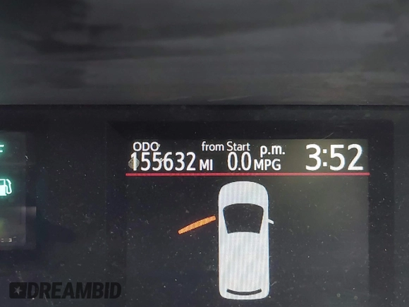 2013 Toyota Prius One with VIN JTDKDTB31D1032302, listed as a IAAI auction lot 42100473 with 155,632 mi miles. Bid and sale history available at carsss.com. Image 15.